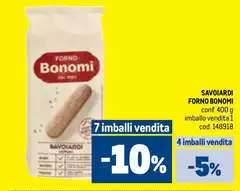 Forno bonomi - Savoiardi