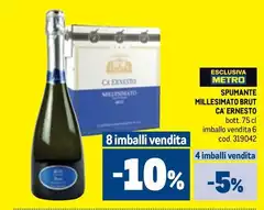 Millesimato - Spumante  Brut