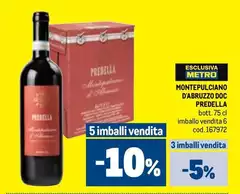 Predella - Montepulciano D'Abruzzo DOC