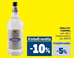 Vodka 37.5°