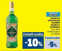 Columbus - Liquore 20" Gusto Melone  Mixa