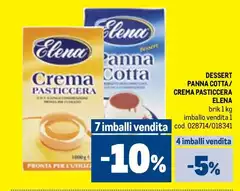 Elena - Dessert Panna Cotta/Crema Pasticcera