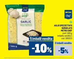 Metro chef - Aglio Spezzettato Surgelato