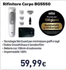 Braun - Rifinitore Corpo BG5550 