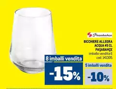 Pasabahce - Allegara Acqua 45 Cl