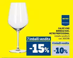 Calice Vino Bordeau 53cl