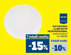 Piatto Bistecca Lajaro 30.5 Cm