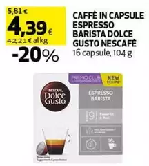 Nescafé - Caffè In Capsule Espresso Barista Dolce Gusto