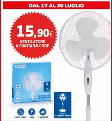 Luglio - Ventilatore A Piantana