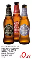 Peroni - Birra Riserva Doppio Malto/ Rossa/ Gran Riserva Bianca