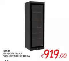 Frigovetrina Vini Cw400.3e Nera