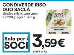 Saclà - Condiverde Riso Duo