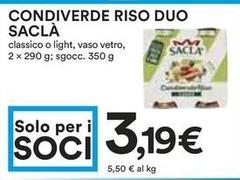 Saclà - Condiverde Riso Duo