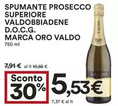 Valdo - Spumante Prosecco Superiore Valdobbiadene D.O.C.G. Marca Oro