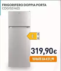 Candy - Frigorifero Doppia Porta CDG1S514ES 