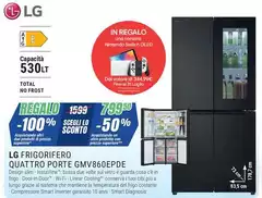 LG - Frigorifero Quattro Porte GMV860EPDE 
