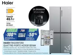 Haier - Frigorifero Quattro Porte HCR3818ENM 