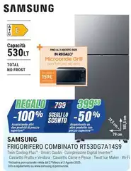 Samsung - Frigorifero Combinato RT53DG7A14S9 