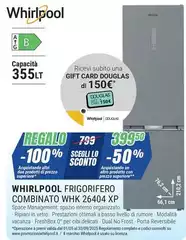 Whirlpool - Frigorifero Combinato WHK 26404 XP