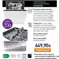 Haier - Lavastoviglie I-Pro Shine Serie 6 XI4A4M4PB