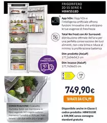 Haier - Frigorifero 2D 55 Serie 6 HBW5518D