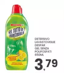 Despar - Detersivo Lavastoviglie Gel Senza Polifosfati