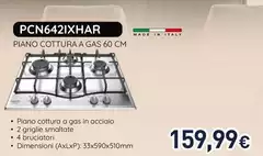 Hotpoint - Ariston Piano Cottura A Gas PCN 642 IX/HAR