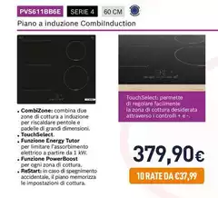 Bosch - Serie 4 PVS611BB6E Piano Cottura A Induzione 60 Cm Nero, Senza Profili