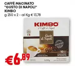 Kimbo - Caffè Macinato "Gusto Di Napoli"