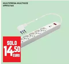 Solo - Multipresa Multisize 5pr10/16a