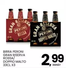 Peroni - Birra Gran Riserva Rossa/ Doppio Malto