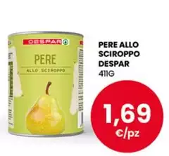 Despar - Pere Allo Sciroppo