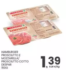 Vit - Prosciutto E Mozzarella/ Prosciutto Cotto