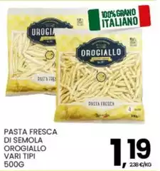 Orogiallo - Pasta Fresca Di Semola