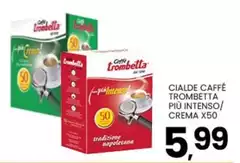 Intenso - Cialde Caffè Trombetta Più /Crema X50