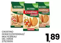 Del verde - Crostino Dorato/Integrale/Multicereali Del verde - Crostino Dorato/Integrale/Multicereali