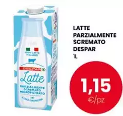 Despar - Latte Parzialmente Scremato