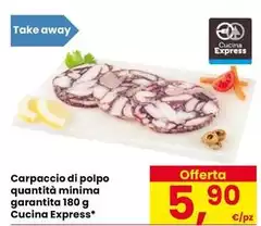 Take Away - Carpaccio Di Polpo Quantita Minima Garantita