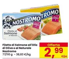 Nostromo - Filetto Di Salmone All'Olio Di Oliva O Al Naturale