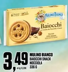 Mulino Bianco - Baiocchi Snack Nocciola