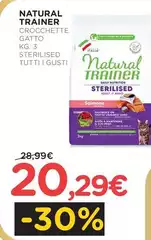 Natural Trainer - Crocchette Gatto Sterilised 