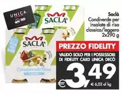 Saclà - Condiverde Per Insalate Di Riso Classico