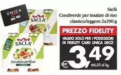 Saclà - Condiverde Per Insalate Di Riso Classico/Leggero