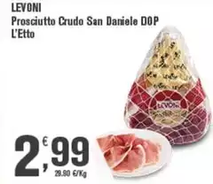 Levoni - Prosciutto Crudo San Daniele DOP L'Etto