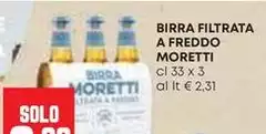 Moretti - Birra Filtrata A Freddo