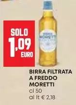 Moretti - Birra Filtrata A Freddo