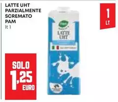 Pam - Latte UHT Parzialmente Scremato