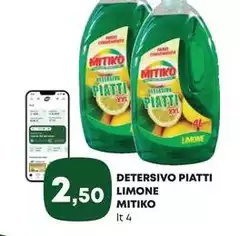 Mitiko - Detersivo Piatti Limone