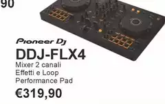 Pioneer - Ddj-flx4 Mixer 2 canali Effetti e Loop Performance Pad