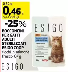Coop - Bocconcini Per Gatti Adulti Sterilizzati Esigo